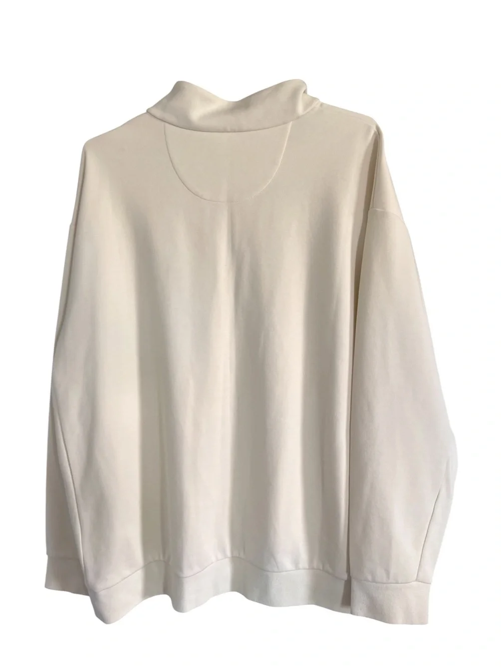Polo Ralph Lauren Men’s Double Knit Quarter Snap Pullover Cream size 2XB